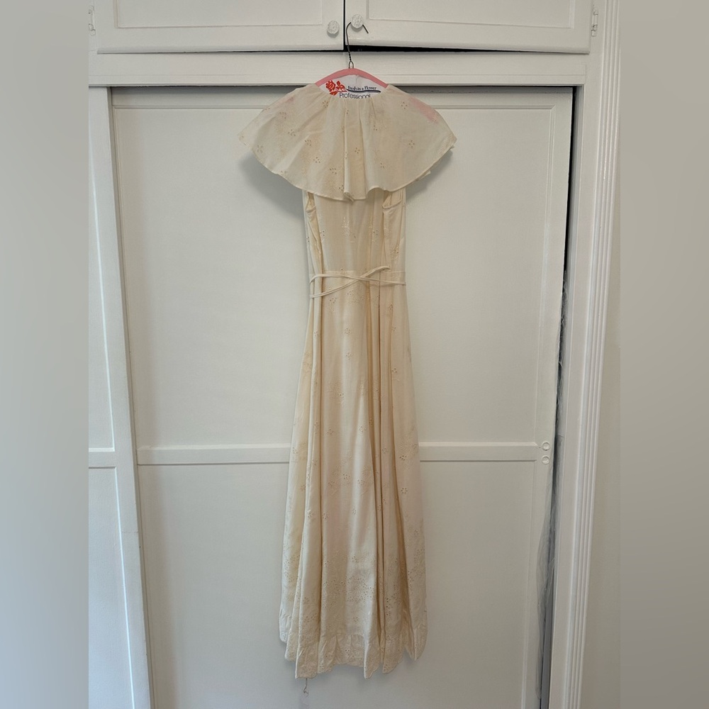 NWT Christy Dawn Camilla Dress in Ivory Embroider - Picture 5 of 9